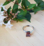 Handmade Color Changing Sultanite Silver Ring: Turkish Gemstone Jewelry
