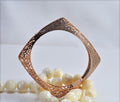 Handmade Genuine Zircon Gemstone Rose Silver Bracelet, Zircon Bracelet Jewelry,Handcrafted, Gift For Her, Wedding Gift