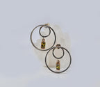 Handmade Citrine Sterling Silver Earrings: 925 Gemstone Jewelry