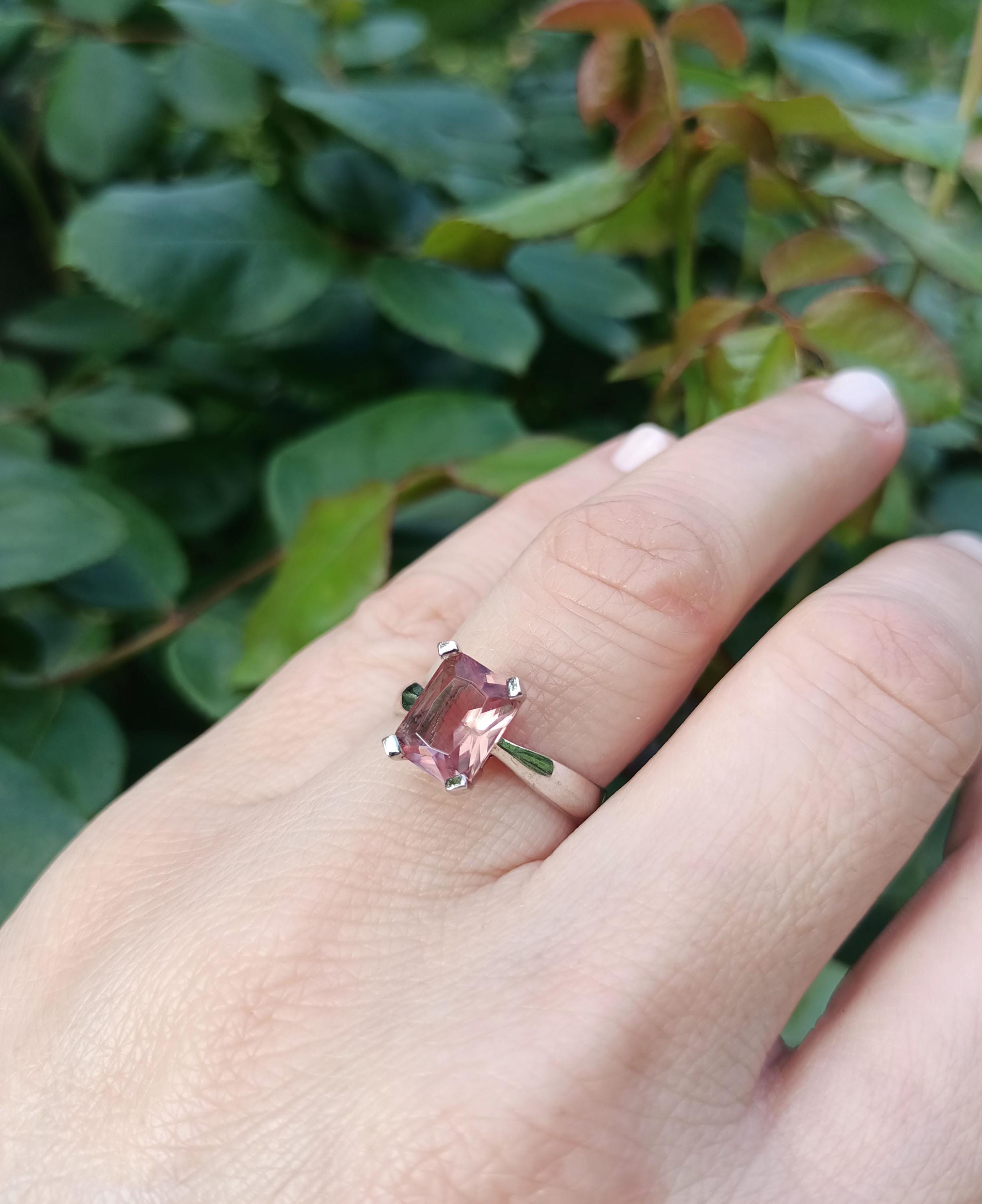 Handmade Color Changing Sultanite Silver Ring: Turkish Gemstone Jewelry