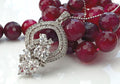 Handmade Zircon 925 Sterling Silver Necklace: Wedding Jewelry