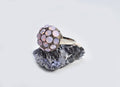 Handmade Genuine Pink Quartz Silver Ring,Pink Quartz Ring Jewelry, 925 Sterling Silver Pink Quartz Ring,Anniversary Gift