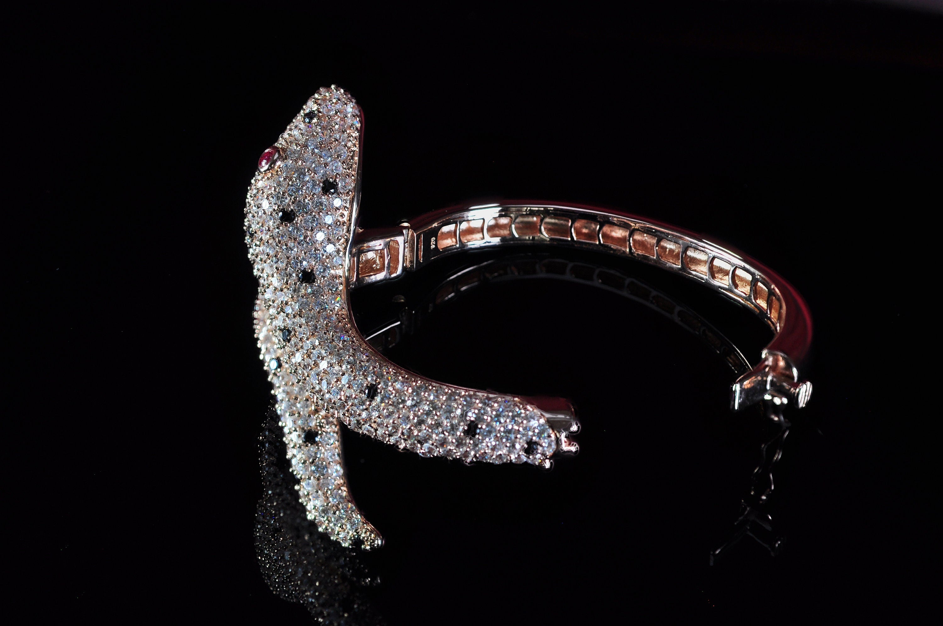 Handmade Genuine Natural Zircon and Ruby Gemstone Silver Bracelet,Zircon and Ruby Bracelet Jewelry,Handcrafted,Artist Design