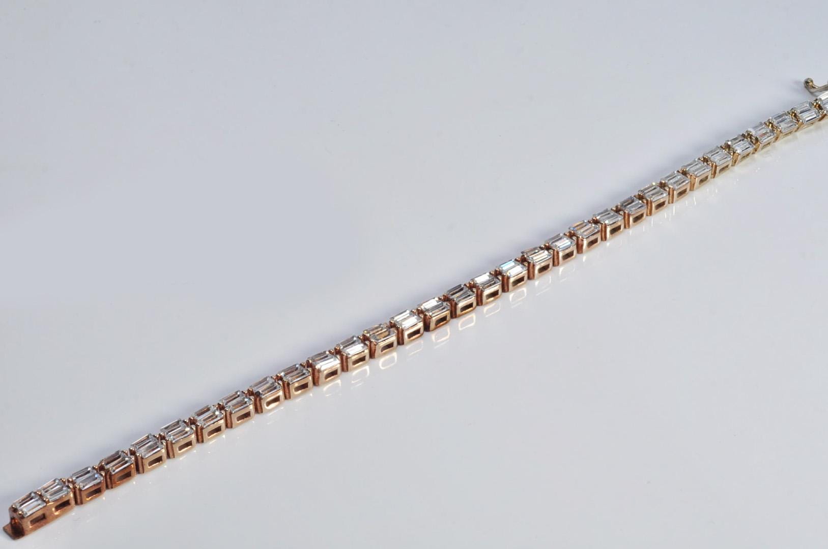 Handmade Genuine Zircon Gemstone Rose Silver Bracelet, Zircon Bracelet Jewelry,Handcrafted, Gift For Her, Wedding Gift