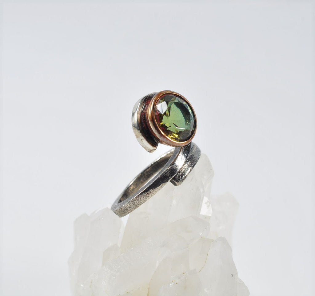 Handmade Sultanite Silver Color Changing Ring: December Birthstone