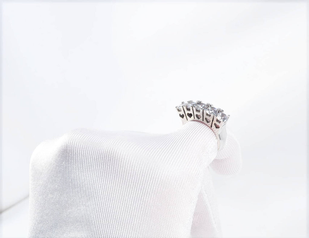 Handmade Zircon 925 Sterling Silver Ring, Handcrafted Zircon Jewelry,Wedding Ring Gift, Anniversary Gift for Her