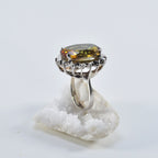 Handmade Color Changing Sultanite Ring, Sterling Silver, December Birthstone