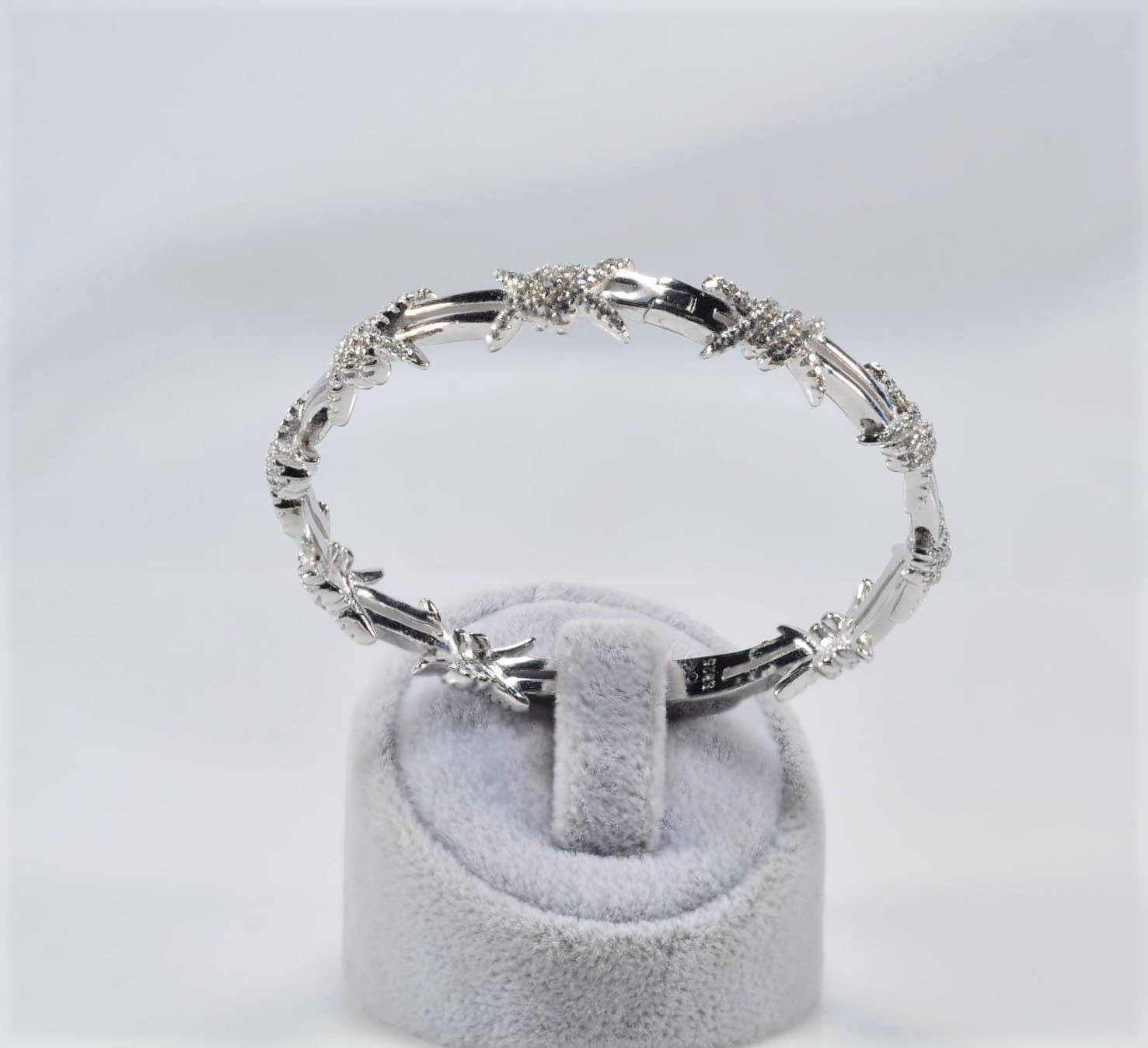 Handmade Genuine Zircon Gemstone Silver Bracelet, Zircon Bracelet Jewelry,Handcrafted, Gift For Her, Wedding Gift