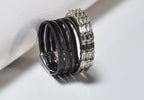 Handmade Genuine Natural Zircon Silver Ring,Zircon Jewelry,Wedding Ring Gift, Zircon Handcrafted Ring,Gift for her