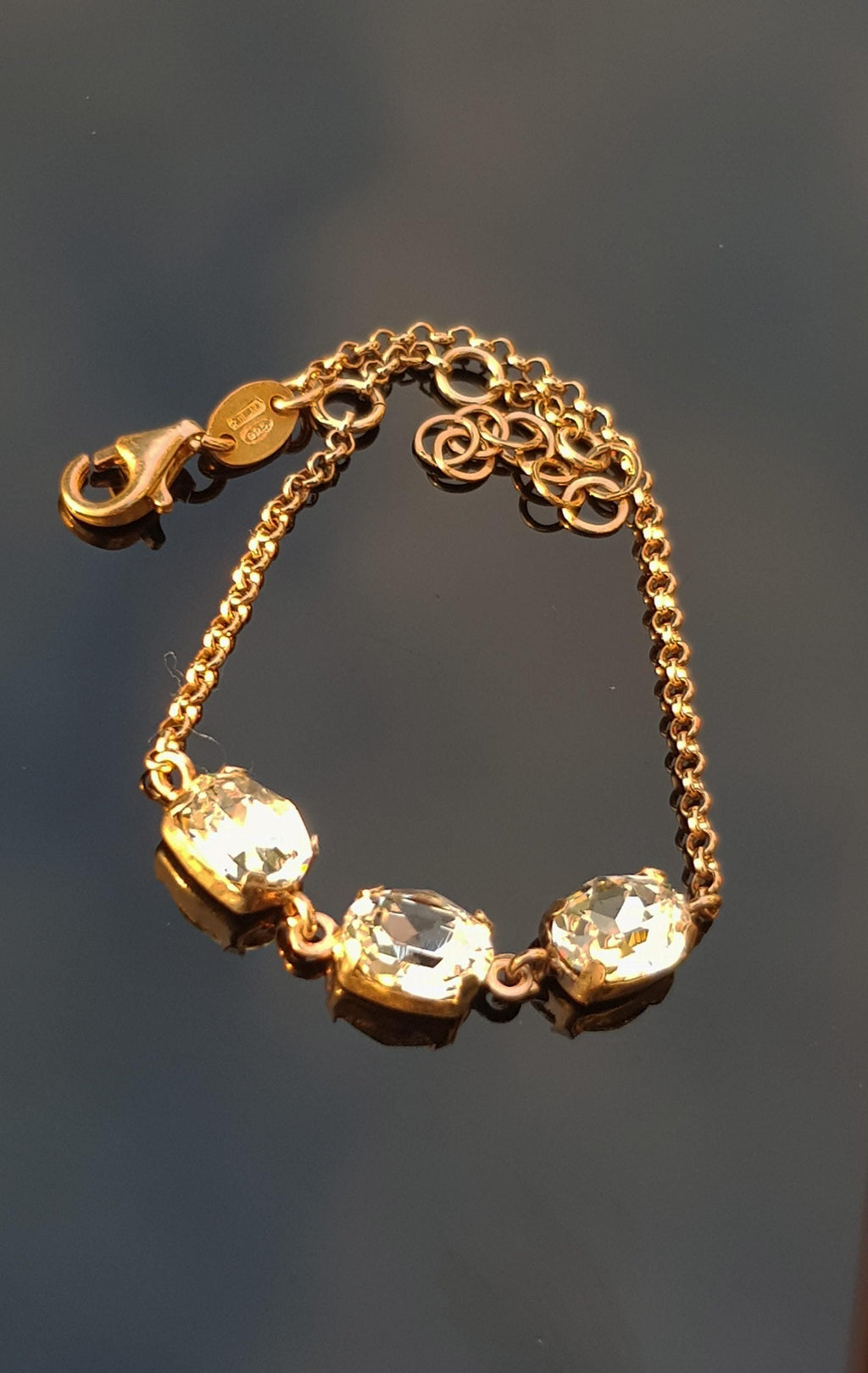 Handmade Genuine Zircon Gemstone Rose Silver Bracelet, Zircon Bracelet Jewelry,Handcrafted Gift For Her, Wedding Gift