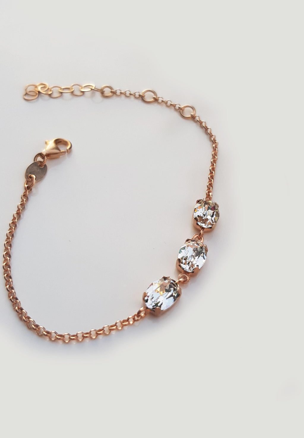 Handmade Genuine Zircon Gemstone Rose Silver Bracelet, Zircon Bracelet Jewelry,Handcrafted Gift For Her, Wedding Gift