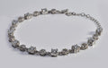 Handmade Genuine Zircon Gemstone Silver Bracelet, Zircon Bracelet Jewelry,Handcrafted Zircon Gift For Her