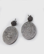 Handmade Sterling Silver Zircon Earrings: 925 Silver Jewelry