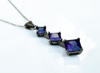 Handmade Amethyst 925 Sterling Silver Necklace: Gemstone Jewelry