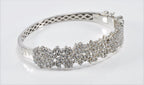 Handmade Genuine Zircon Gemstone Silver Bracelet, Zircon Bracelet Jewelry,Handcrafted, Gift For Her, Wedding Gift