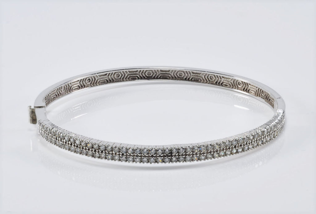 Handmade Genuine Zircon Gemstone Silver Bracelet, Zircon Bracelet Jewelry,Handcrafted, Gift For Her, Wedding Gift