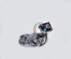 Handmade Genuine Mystic Topaz Silver Ring, Mystic Topaz Sterling Silver Jewelry,Mystic Topaz Gemstone Ring,Anniversary Ring Gift for Her