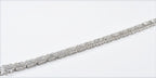 Handmade Genuine Baguette Zircon Gemstone Silver Bracelet, Zircon Bracelet Jewelry,Handcrafted, Gift For Her, Wedding Gift