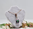 Handmade Mystic Topaz Sterling Silver Necklace: Gemstone Jewelry
