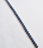 Elegant Neon Gemstone Bracelet – Unique Handmade Rose Silver Jewelry for Women