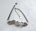 Handmade Zircon Gemstone Silver Bracelet: December Birthstone Jewelry