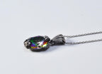 Handmade Mystic Topaz Sterling Silver Necklace, Gemstone Jewelry Gift
