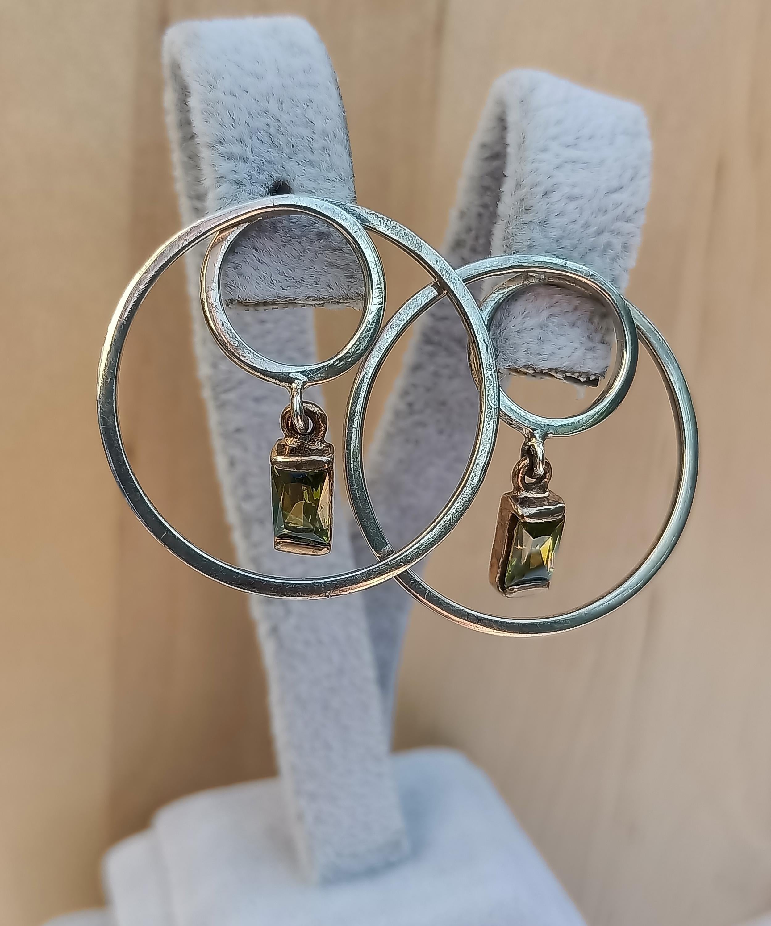 Handmade Citrine Sterling Silver Earrings: 925 Gemstone Jewelry