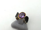 Handmade Amethyst Sterling Silver Ring: February Birthstone Jewelry