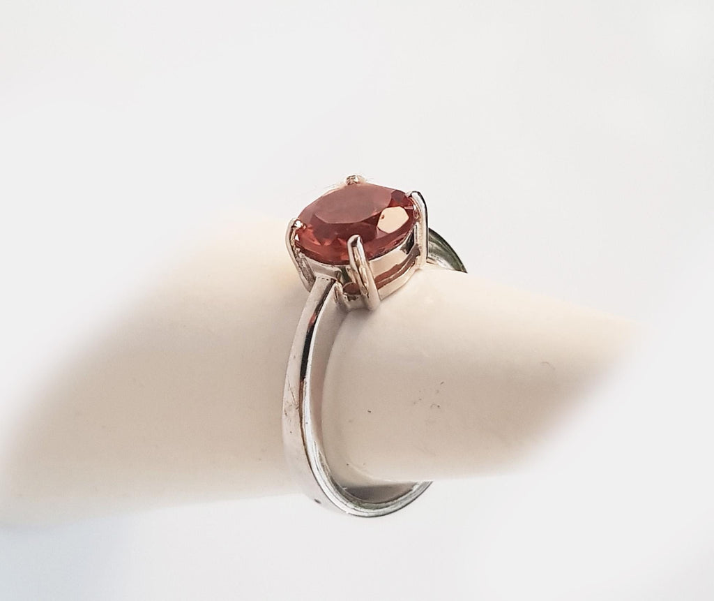 Handmade Color Changing Sultanite Silver Ring: Turkish Gemstone Jewelry