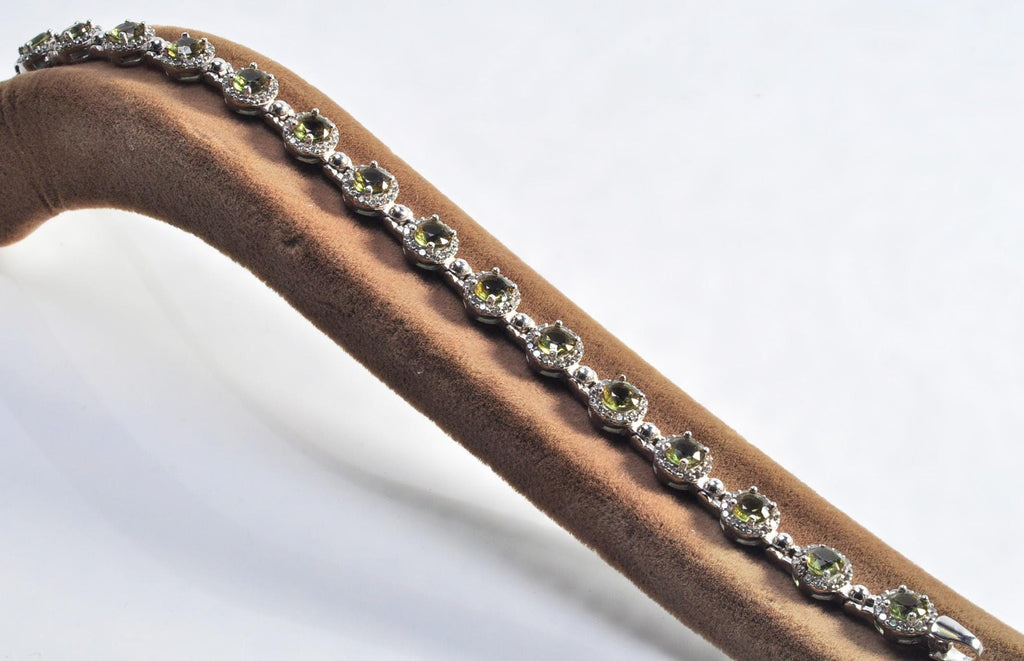 Handmade Genuine Color changing Sultanite and Zircon Gemstone Silver Bracelet, Sultanite Bracelet Jewelry,Handcrafted, Gift For Her