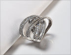 Handmade Zircon Silver Ring, Handcrafted Zircon Jewelry,Wedding Ring Gift, 925 Sterling Silver Zircon Ring,Gift for her