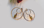 Handmade Citrine Sterling Silver Earrings: 925 Gemstone Jewelry