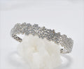 Handmade Genuine Zircon Gemstone Silver Bracelet, Zircon Bracelet Jewelry,Handcrafted, Gift For Her, Wedding Gift