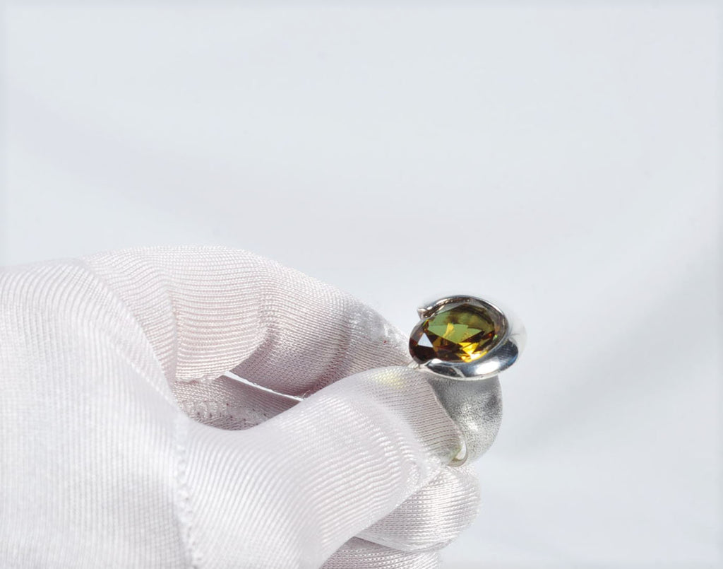 Handmade Sultanite Silver Color Changing Ring, Handcrafted Sultanite Jewelry,Wedding Ring Gift, Birthday Gift ,Gift for Her