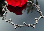 Handmade Zircon Gemstone Silver Bracelet: December Birthstone Jewelry