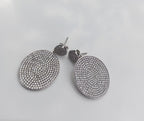Handmade Sterling Silver Zircon Earrings: 925 Silver Jewelry