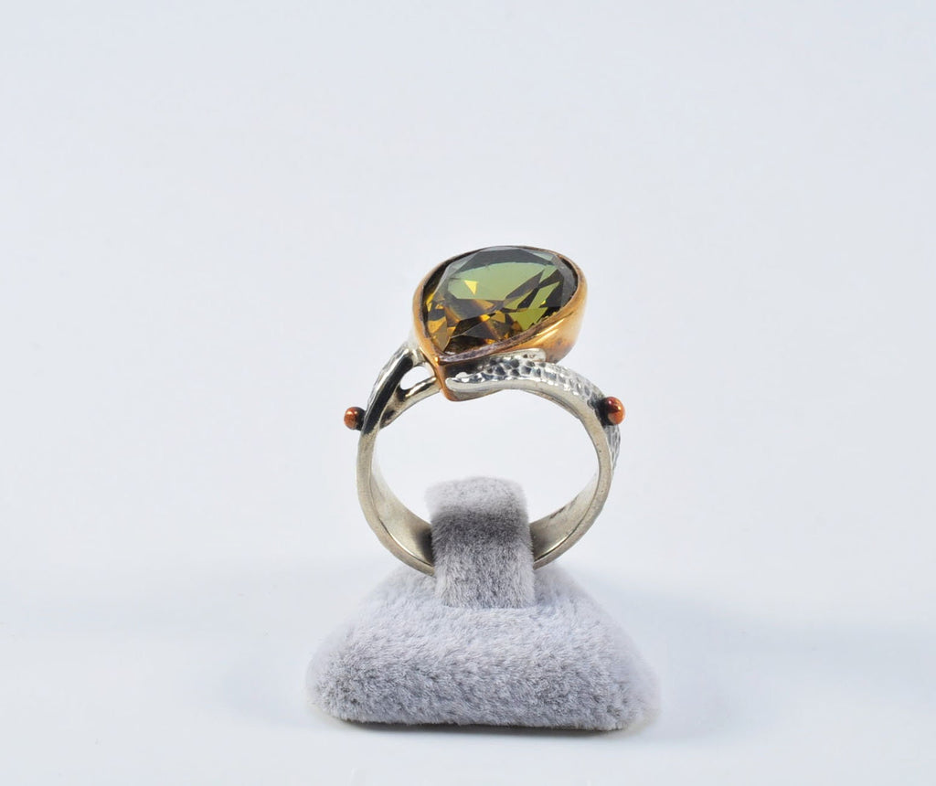 Handmade Color Changing Sultanite Silver Ring, Handcrafted Sultanite Jewelry,Wedding Ring Gift, Sultanite Anniversary Ring,Gift for Her