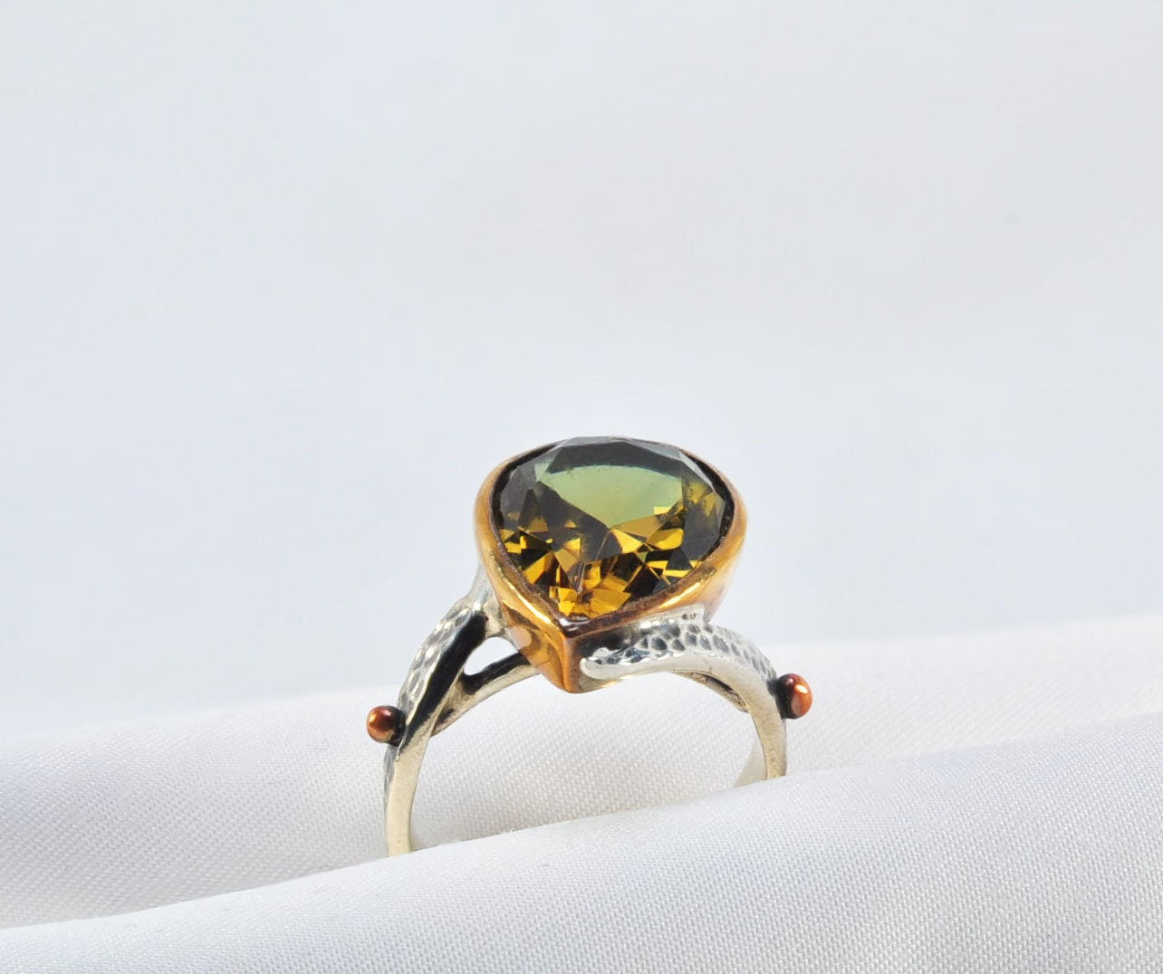Handmade Color Changing Sultanite Silver Ring, Handcrafted Sultanite Jewelry,Wedding Ring Gift, Sultanite Anniversary Ring,Gift for Her