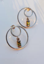 Handmade Citrine Sterling Silver Earrings: 925 Gemstone Jewelry