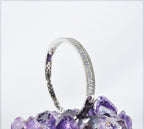 Handmade Genuine Baguette Zircon Gemstone Silver Bracelet, Zircon Bracelet Jewelry,Handcrafted, Gift For Her, Wedding Gift