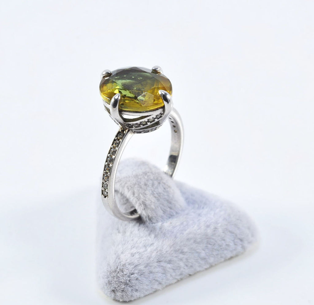 Handmade Color Changing Sultanite Silver Ring, Handcrafted Sultanite Jewelry,Wedding Ring Gift, Sultanite Anniversary Ring,Gift for Her