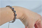 Handmade Genuine Mystic Topaz and Zircon Gemstone Silver Bracelet, Mystic Topaz and Zircon Bracelet Jewelry,Wedding Gift, Anniversary Gift