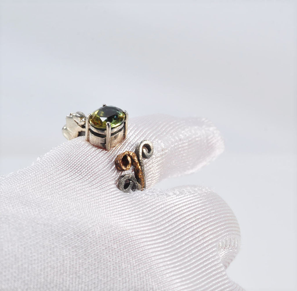 Handmade Sultanite Silver Color Changing Ring, Handcrafted Sultanite Jewelry,Wedding Ring Gift, Sultanite Art Deco Ring,Gift for Her