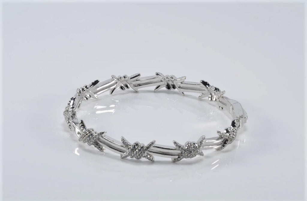 Handmade Genuine Zircon Gemstone Silver Bracelet, Zircon Bracelet Jewelry,Handcrafted, Gift For Her, Wedding Gift