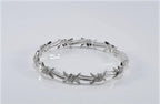 Handmade Genuine Zircon Gemstone Silver Bracelet, Zircon Bracelet Jewelry,Handcrafted, Gift For Her, Wedding Gift