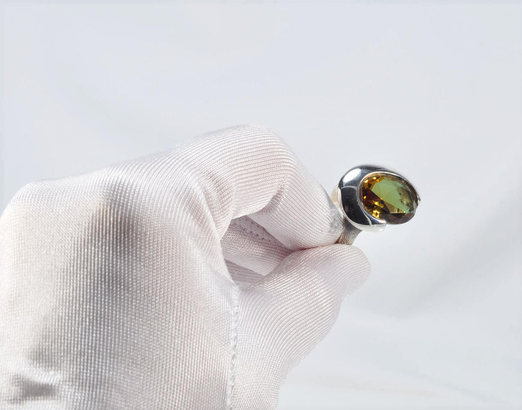 Handmade Sultanite Silver Color Changing Ring, Handcrafted Sultanite Jewelry,Wedding Ring Gift, Birthday Gift ,Gift for Her