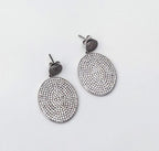 Handmade Sterling Silver Zircon Earrings: 925 Silver Jewelry