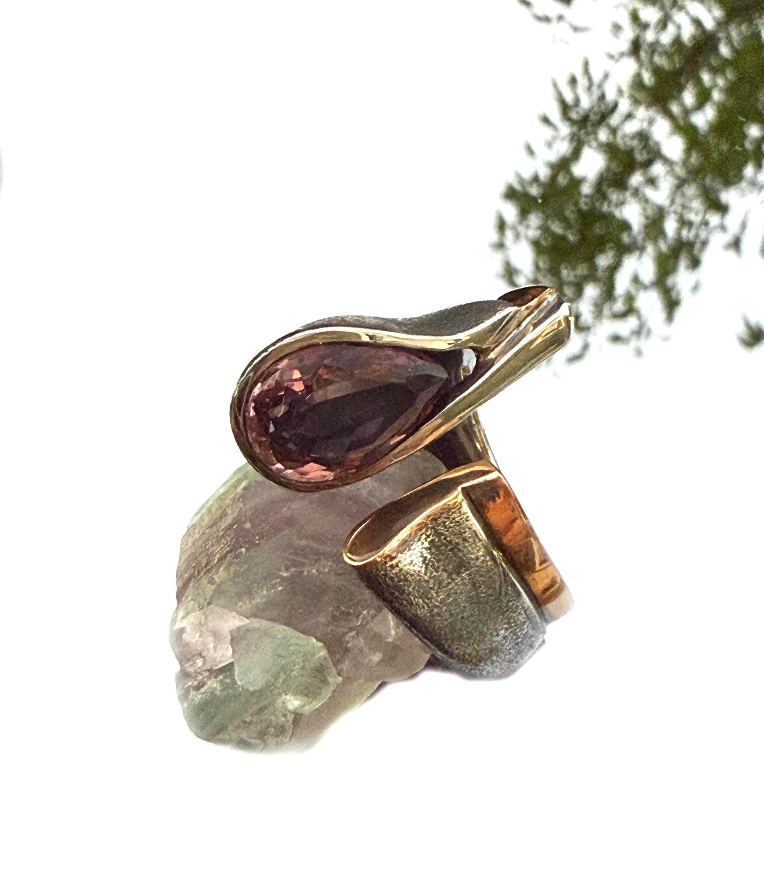 Handmade Genuine Amethyst Silver Ring, Handcrafted Amethyst Jewelry,Wedding Ring Gift, 925 Sterling Silver Amethyst Ring,Gift for her