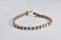 Handmade Genuine Zircon Gemstone Rose Silver Bracelet, Zircon Bracelet Jewelry,Handcrafted, Gift For Her, Wedding Gift