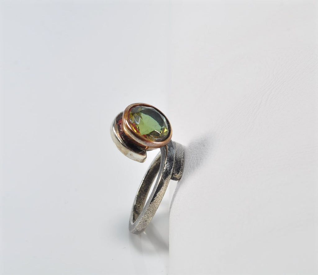 Handmade Sultanite Silver Color Changing Ring: December Birthstone
